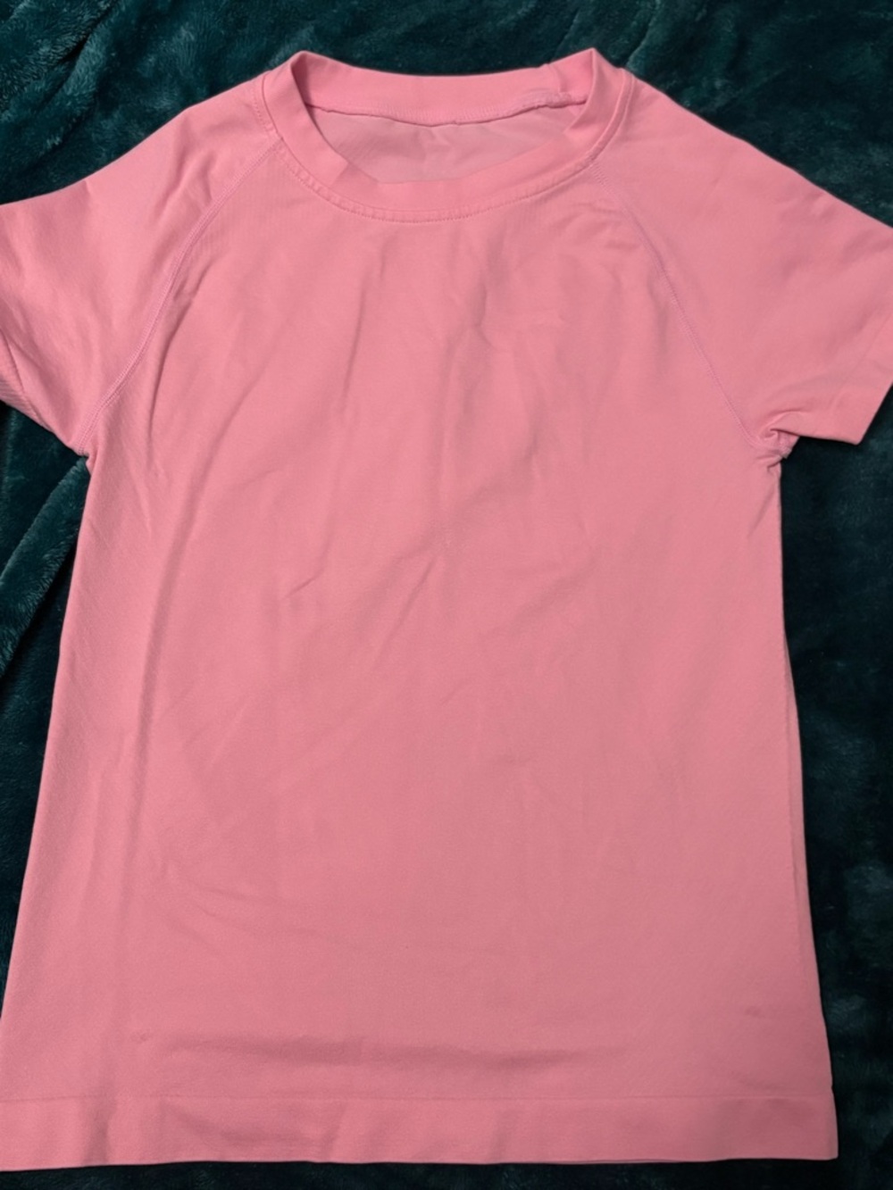 Women’s Pink Short-Sleeve Crewneck Top